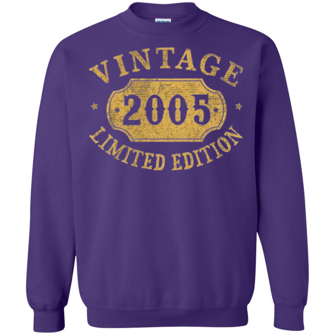 Brithday T-shirt Vintage 2005 Limited Edition Purple