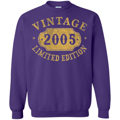 Brithday T-shirt Vintage 2005 Limited Edition Purple