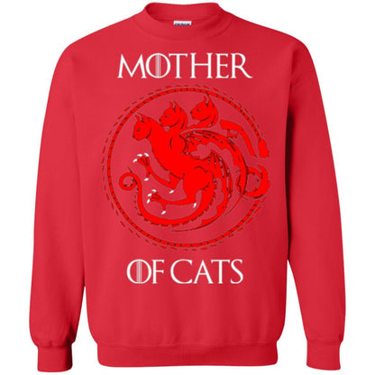Cat Lover T-shirt Mother Of Cats Hot Red