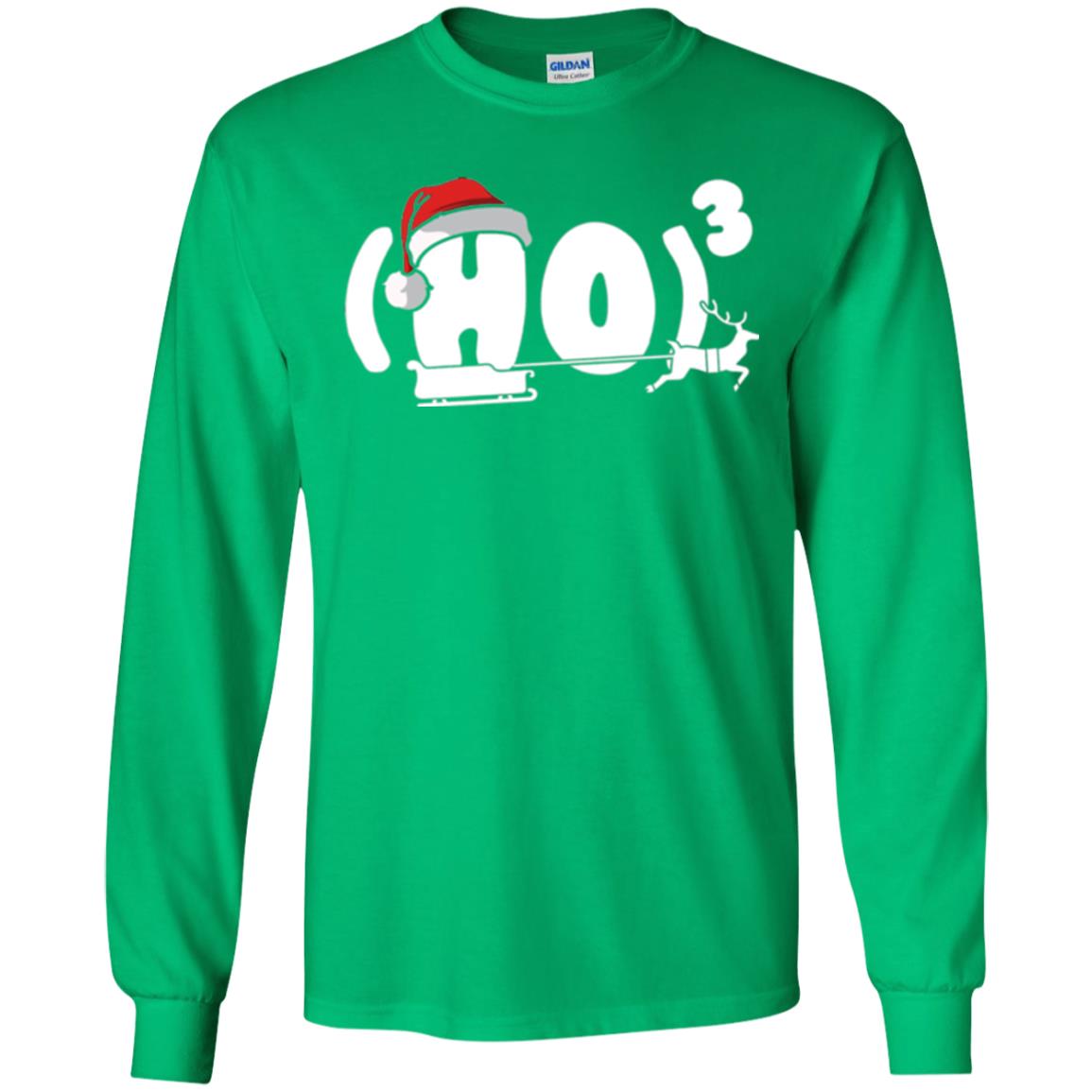 Christmas T-shirt Ho Ho Ho Irish Green