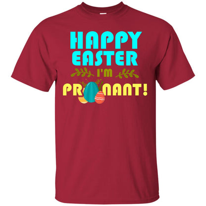 Happy Easter I_m Pregnant Pregnancy T-shirt For Easter Holiday Cardinal