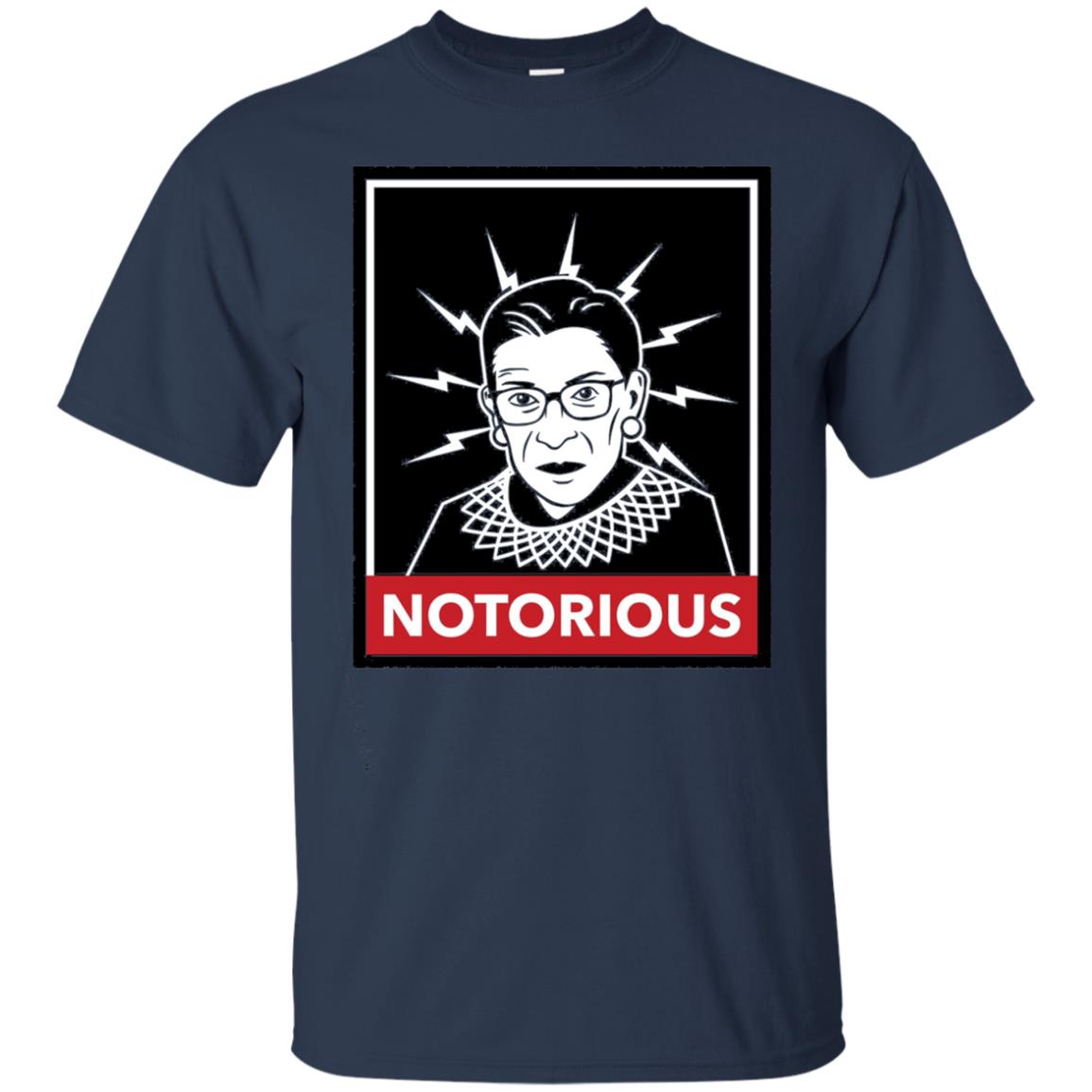 Notorious Ruth Bader Ginsberg Shirt Navy