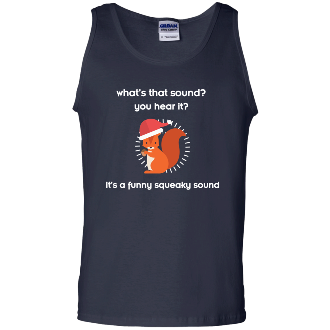 Squirrel T-shirt What's That Sound You Hear It Navy