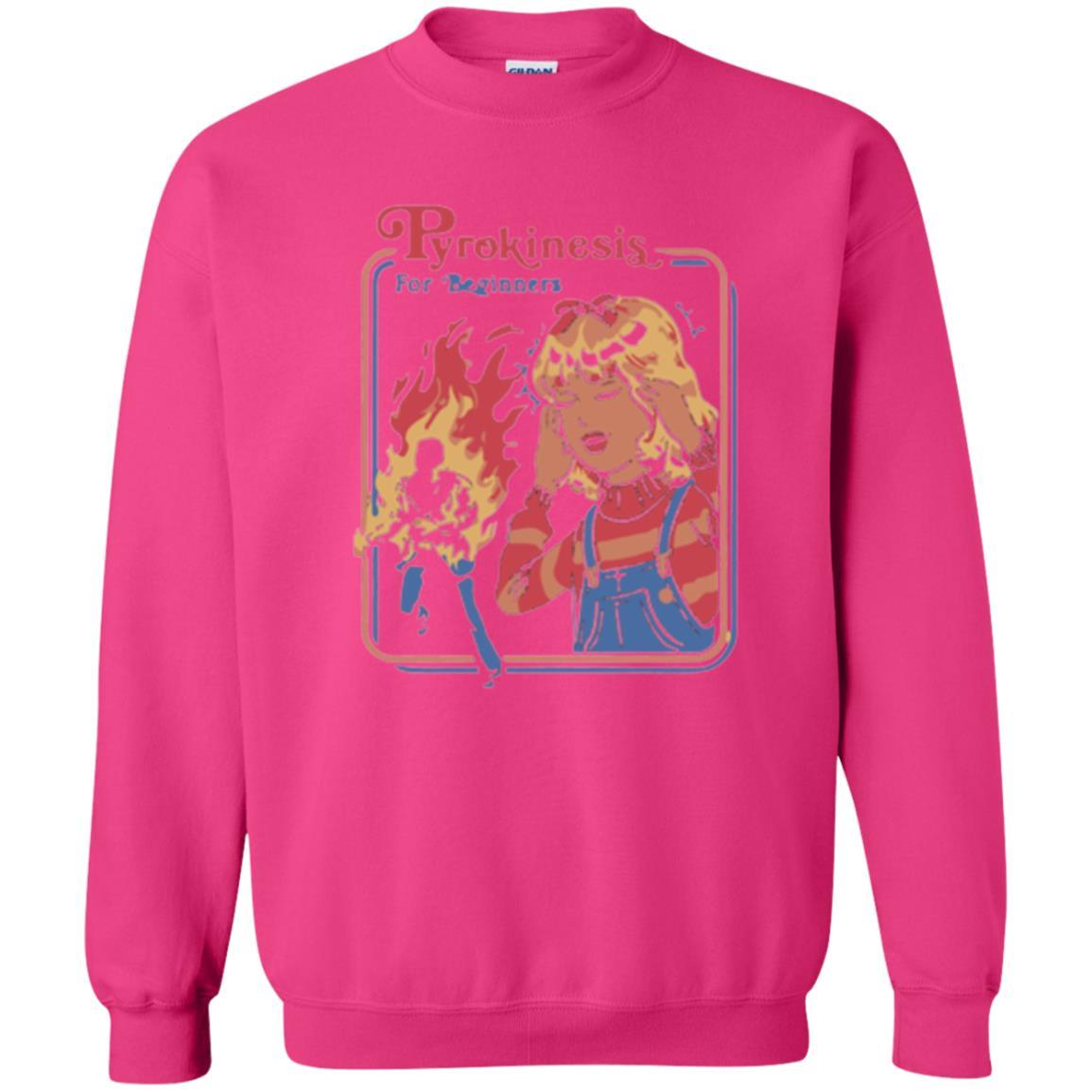 Sarcastic T-shirt Pyrokinesis For Beginners Heliconia