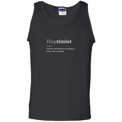 Beer Lover T-shirt Hoptimist Definition Black