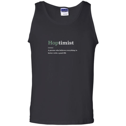 Beer Lover T-shirt Hoptimist Definition Black