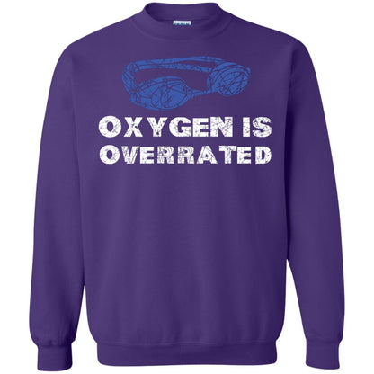 Swimming Lover T-shirt Oxygen Is Overrated Purple
