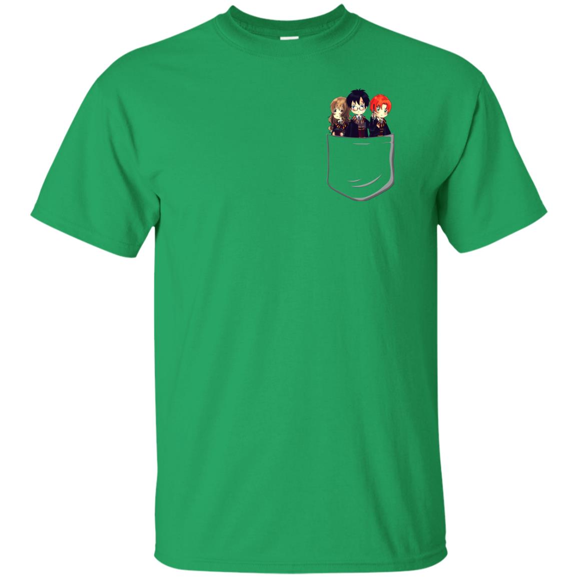 Harry Potter Pocket Movie Lover T-shirt Irish Green