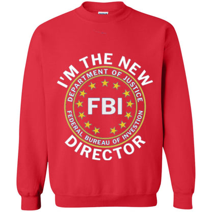 I Am The New Fbi Director With Emblem T-shirt Red