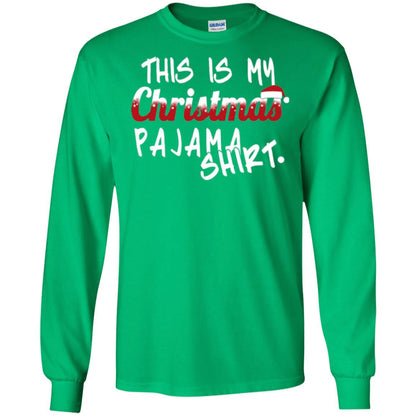 Christmas T-shirt This Is My Christmas Pajama Shirt Irish Green