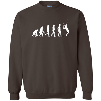 Evolution Of Tennis Player T-shirt Dark Chocolate