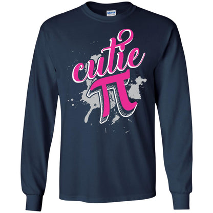 Cutie Pi Funny Math 3.14 Happy Pi Day T-shirt Navy
