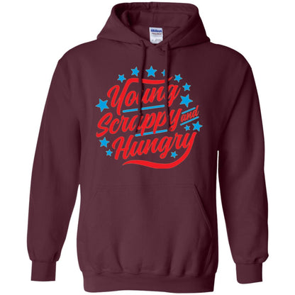 Hamilton T-shirt Young Scrappy And Hungry Maroon