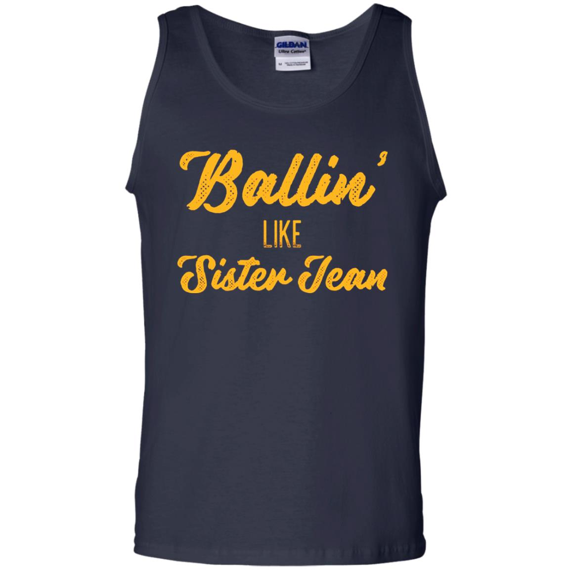 Ballin Like Sister Jean College Basketball Ramblers T-shirt Navy