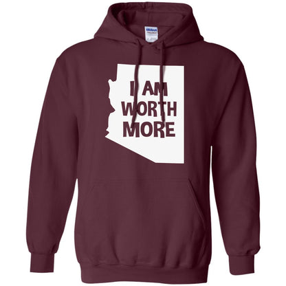 Arizona Teacher Shirt I Am Worth More Maroon
