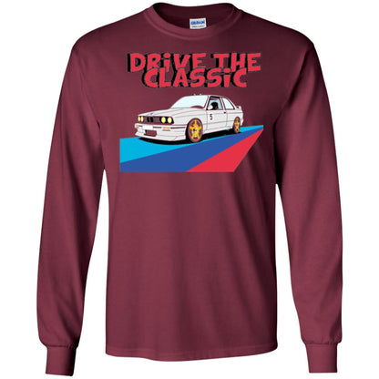 Classic Drive Vintage Collectors Bmw Lovers T-shirt Maroon