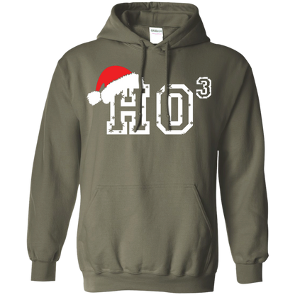 Christmas T-Shirt Ho Ho Ho Military Green