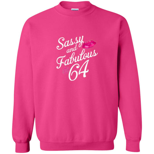 64th Birthday T-shirt Sassy And Fabulous At 64 Heliconia