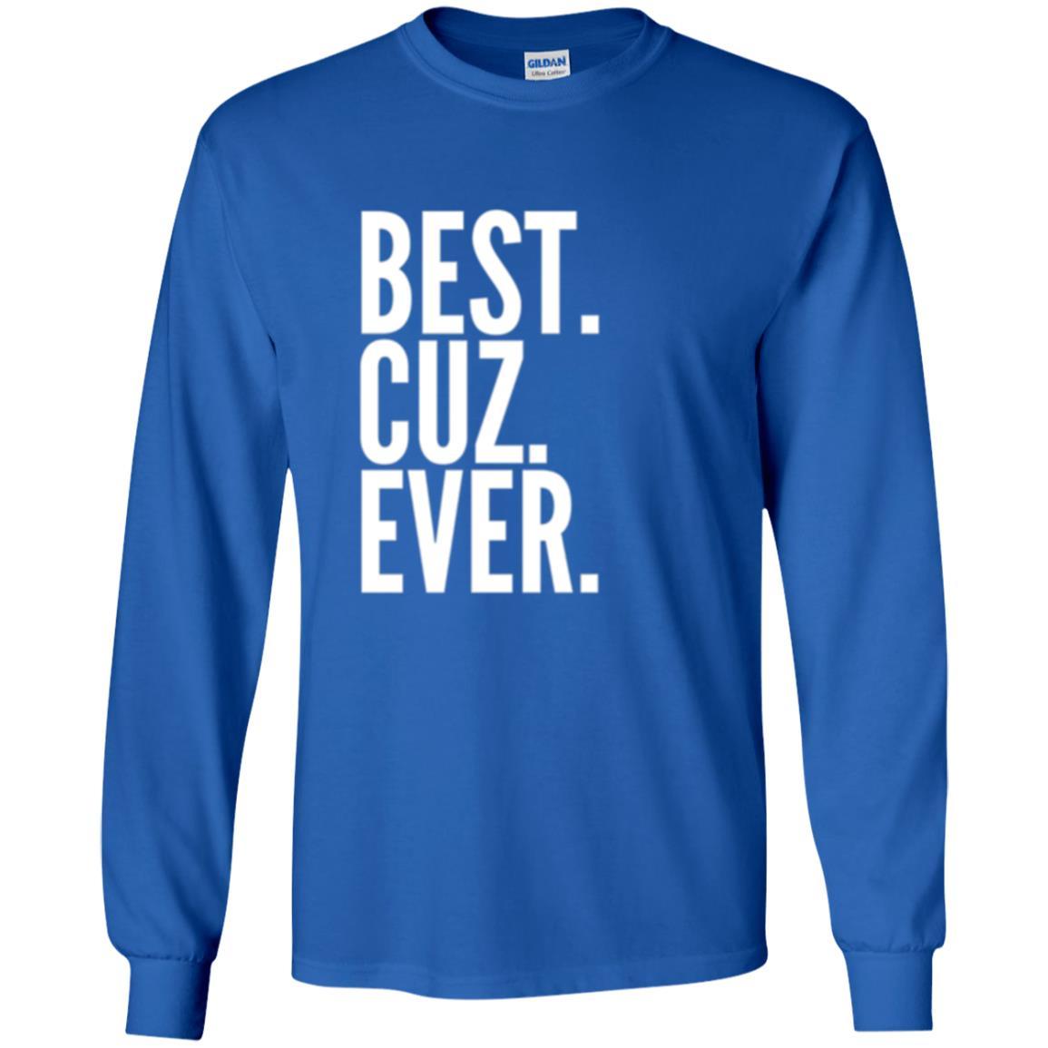 Family T-shirt Best Cuz Ever Royal