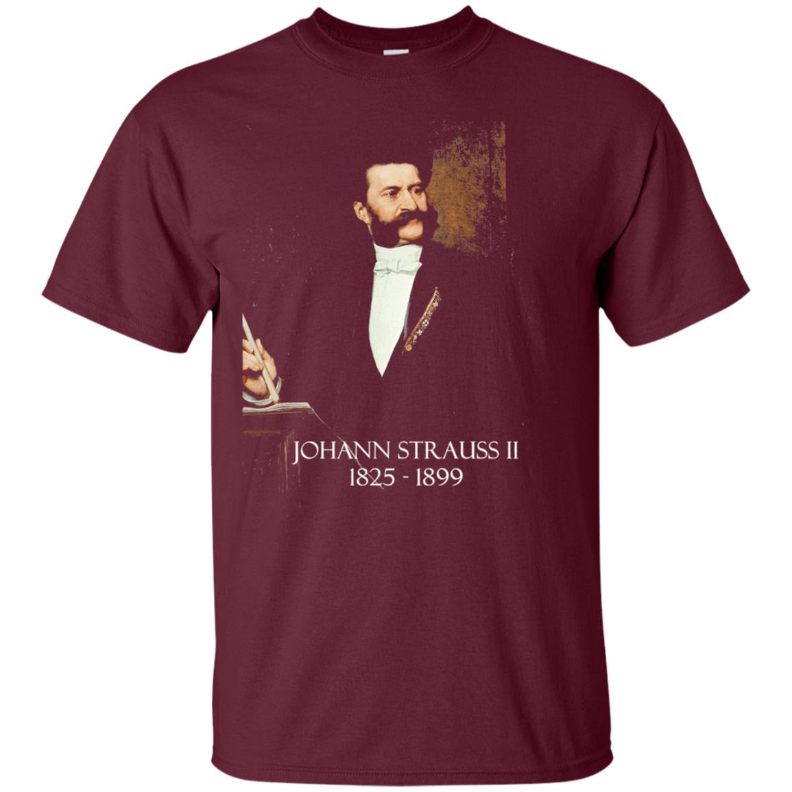Musician T-shirt Johann Strauss Ii Maroon