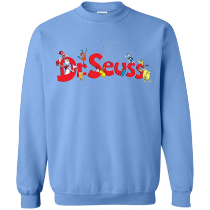 Film Lover T-shirt Dr. Seuss Family T-shirt Carolina Blue