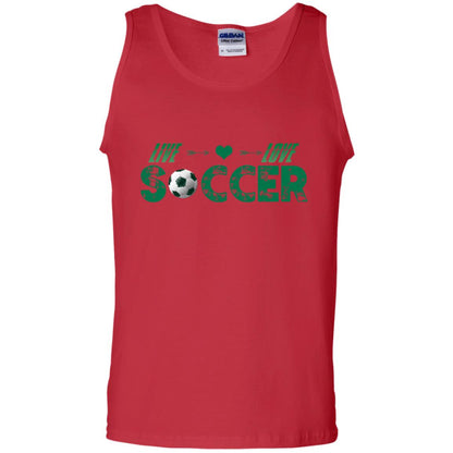 Live Love Soccer Shirt For Mens Or Womens Red