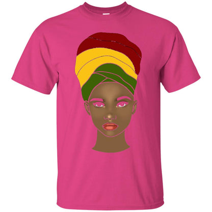 Melanin Rocks African Queen Melanin T-shirt Heliconia