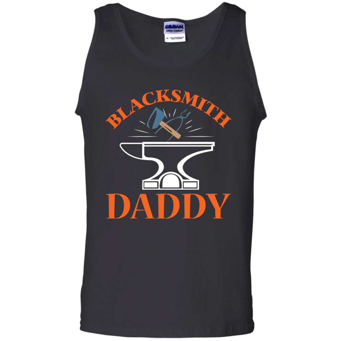 Blacksmith Daddy Happy Father's Day Shirt Black