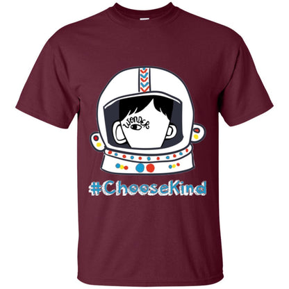 Anti Bullying T-shirt Choose Kind Be Kind Maroon