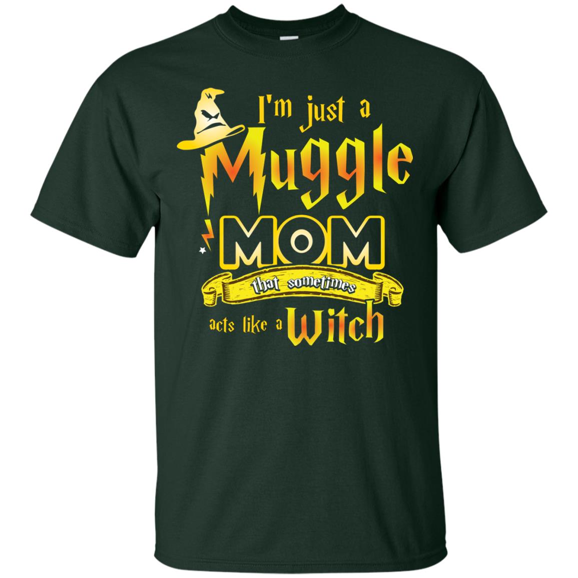 I_m Just A Muggle Mom That Sometimes Acts Like A Witch Fan Harry Potter Shirt For Mom Forest