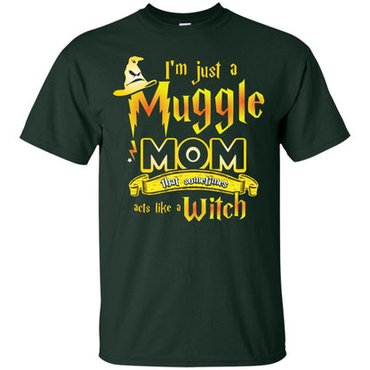 I_m Just A Muggle Mom That Sometimes Acts Like A Witch Fan Harry Potter Shirt For Mom Forest