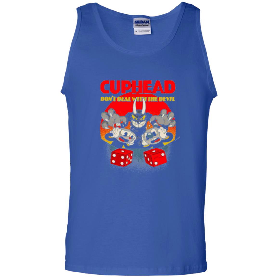 Gamer T-shirt Cuphead Don_t Deal With The Devil Royal