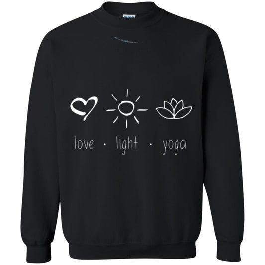 Yoga Lovers T-shirt Love Light Yoga Black