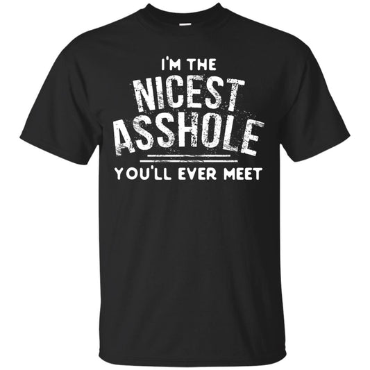 I_m The Nicest Asshole You_ll Ever Meet Shirt Black