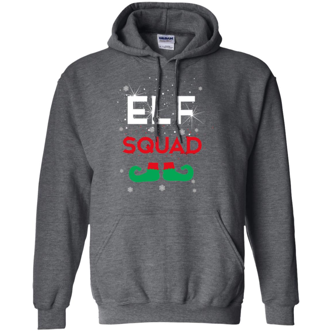 Christmas T-shirt Elf Squad Dark Heather