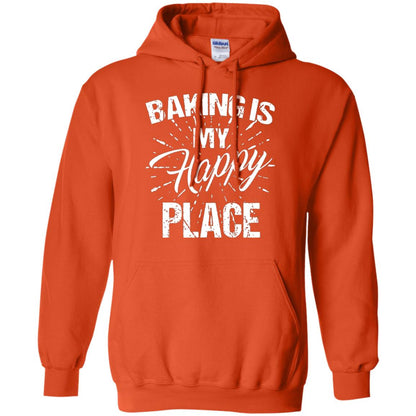 Baking Is My Happy Place Baker Shirt Orange