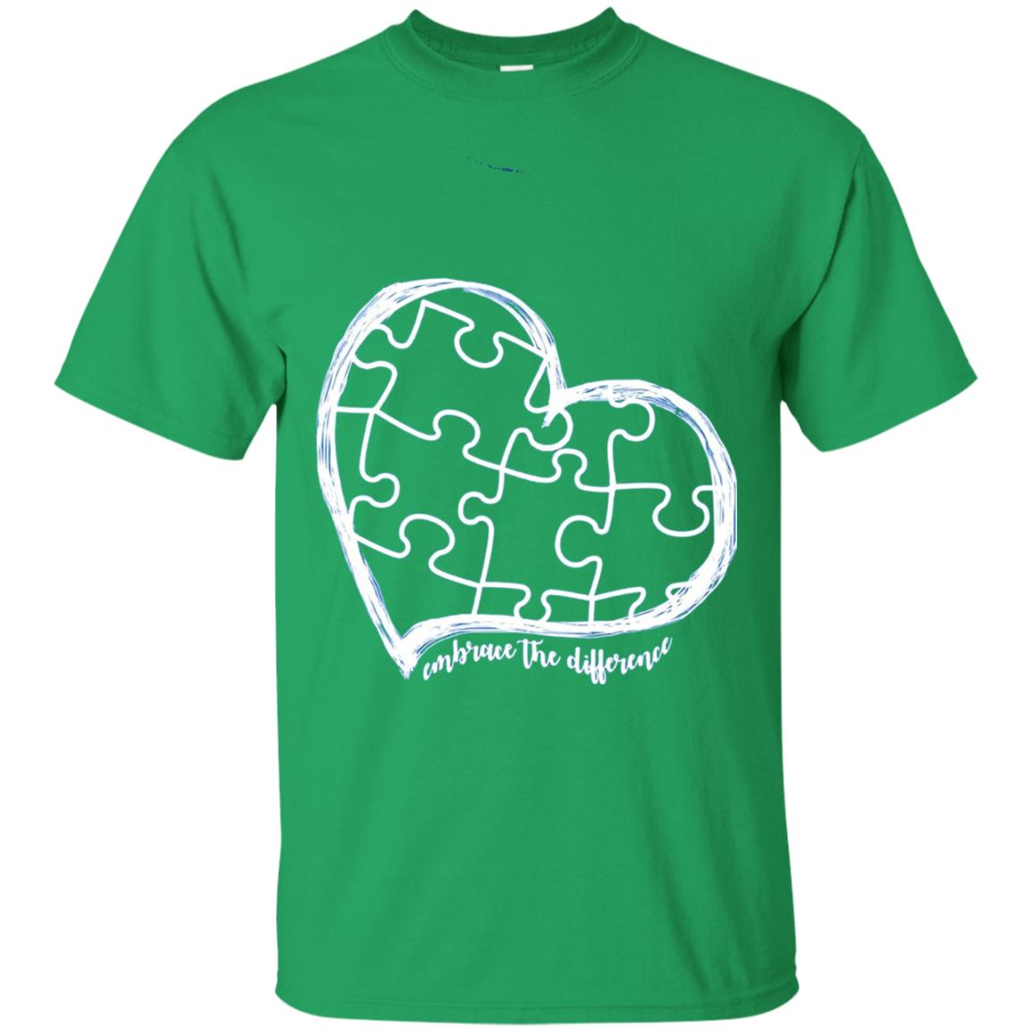 Autism Awareness Shirt Embrace Differences Irish Green