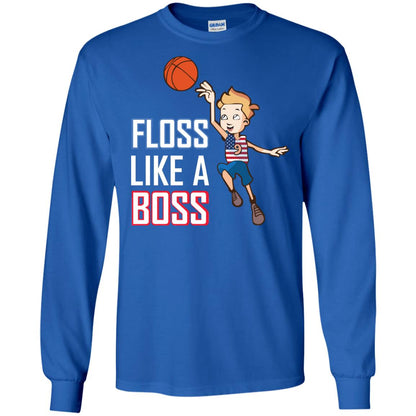 Floss Like A Boss Shirt For Basketball Players Royal
