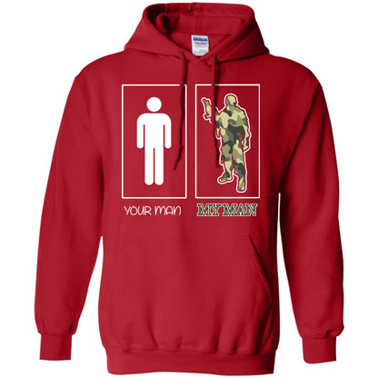 Your Man My Man Military Shirt Red