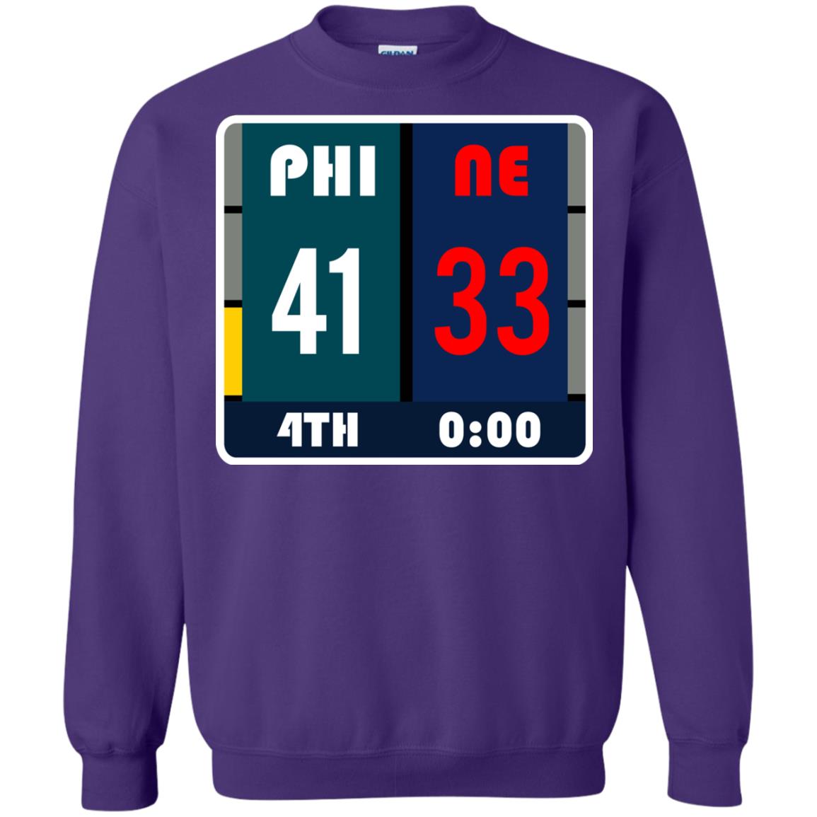 Football Philadelphia T-shirt Eagles Vs New England Purple
