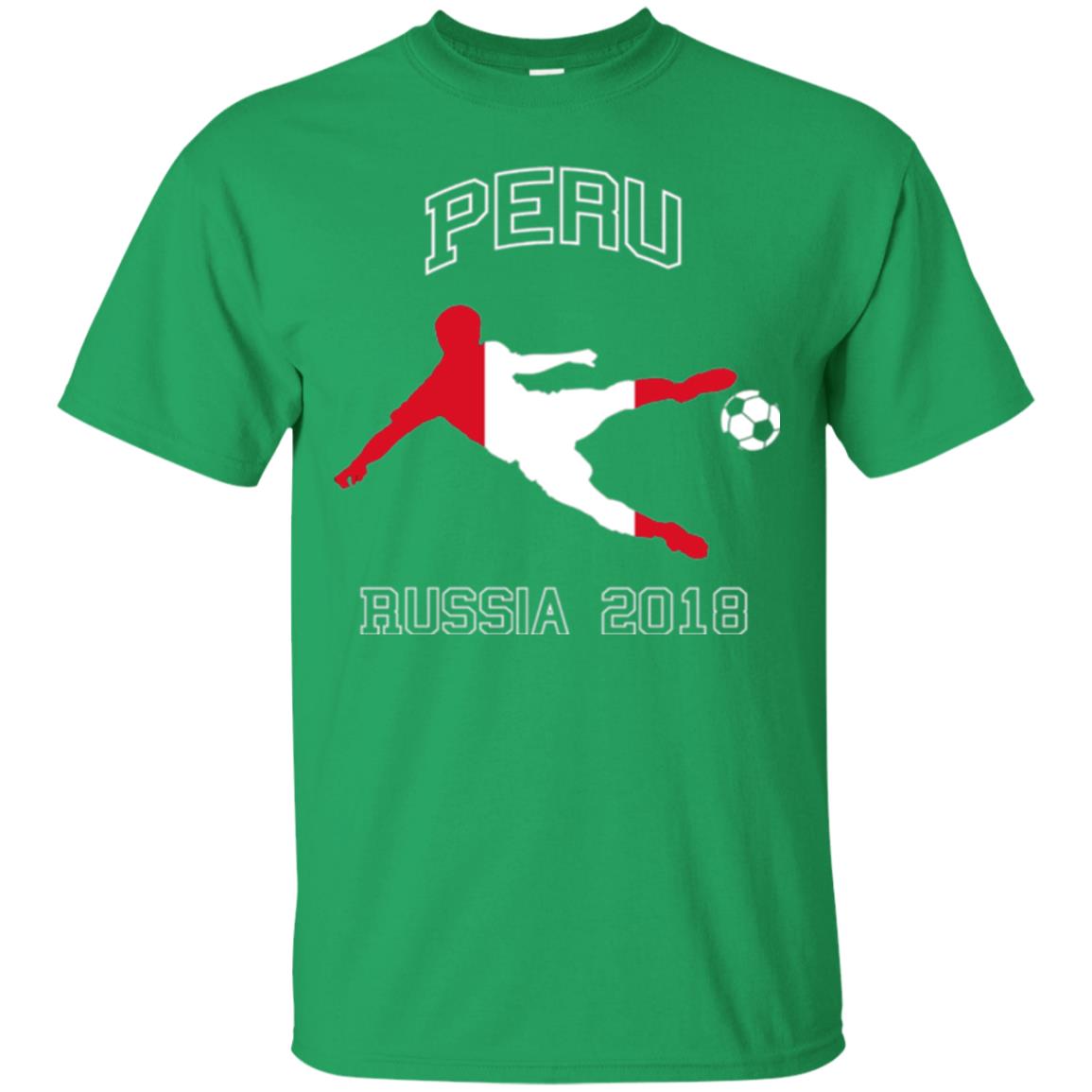 Soccer Lovers T-shirt Peru Russia In 2018 Irish Green