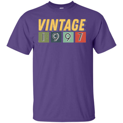 Vintage 1997 21th Birthday Gift Shirt For Mens Or Womens Purple