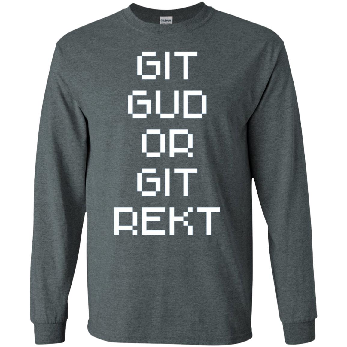 Video Game T-shirt Git Gud Or Git Rekt Dark Heather