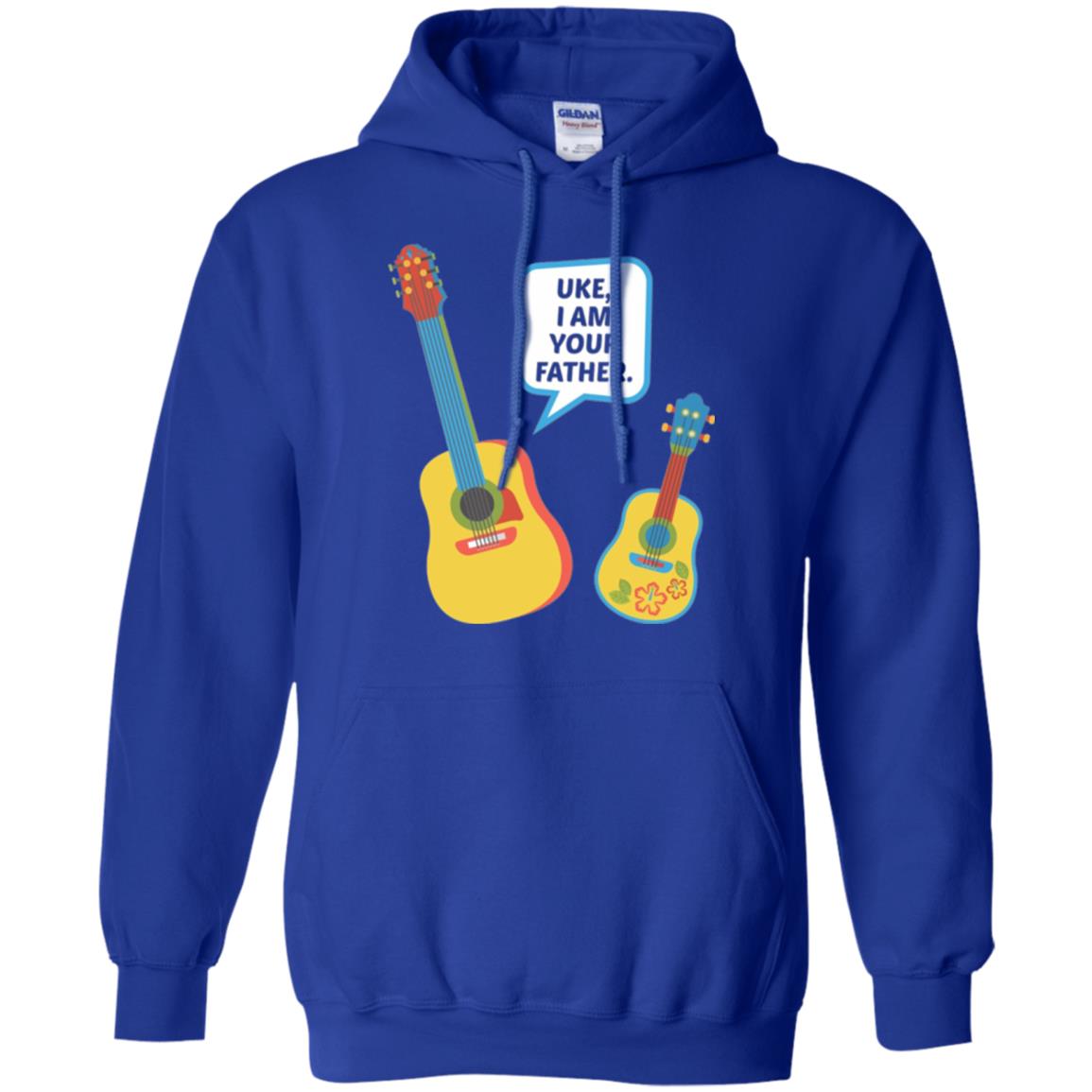 Ukulele Lovers T-shirt Uke I Am Your Father Royal