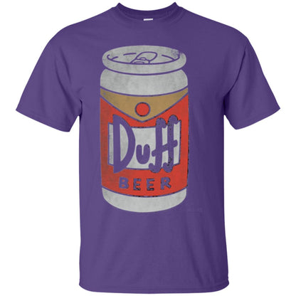 Iconic Brew T-shirt The Simpsons Duff Beer Purple
