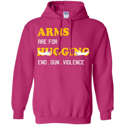Arms Are For Hugging End Gun Violence Gun Control T-shirt Heliconia