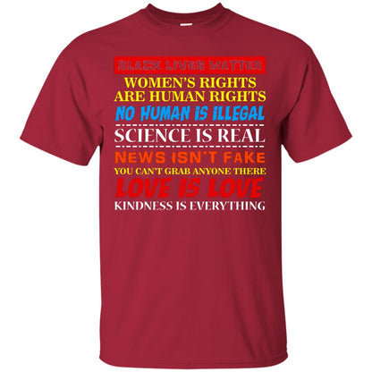 Black Lives Matter Womens Rights Are Human Rights Cardinal