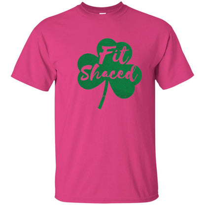 St Patricks Day T-shirt Drinking Fit Shaced Heliconia