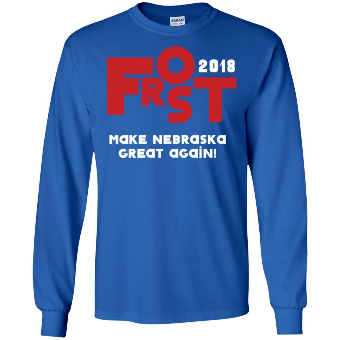 Frost 2018 Make Nebraska Great Again T-shirt Royal