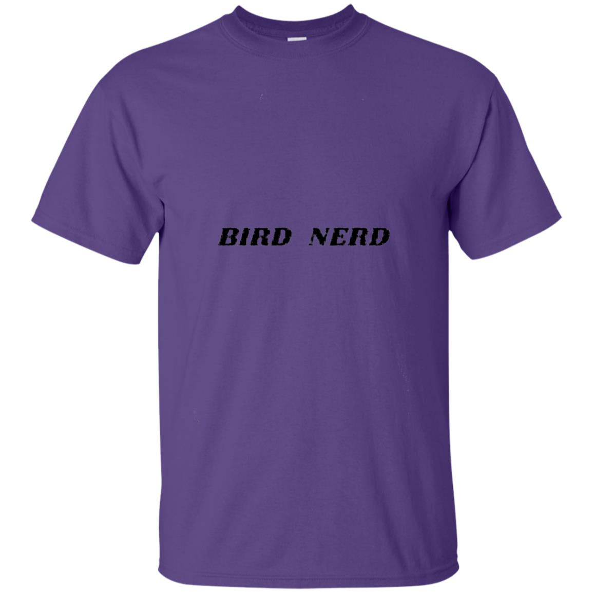 Bird Nerd Bird Watching T-shirt Purple